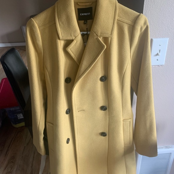 Express Jackets & Blazers - NWT Express Italian Wool Coat